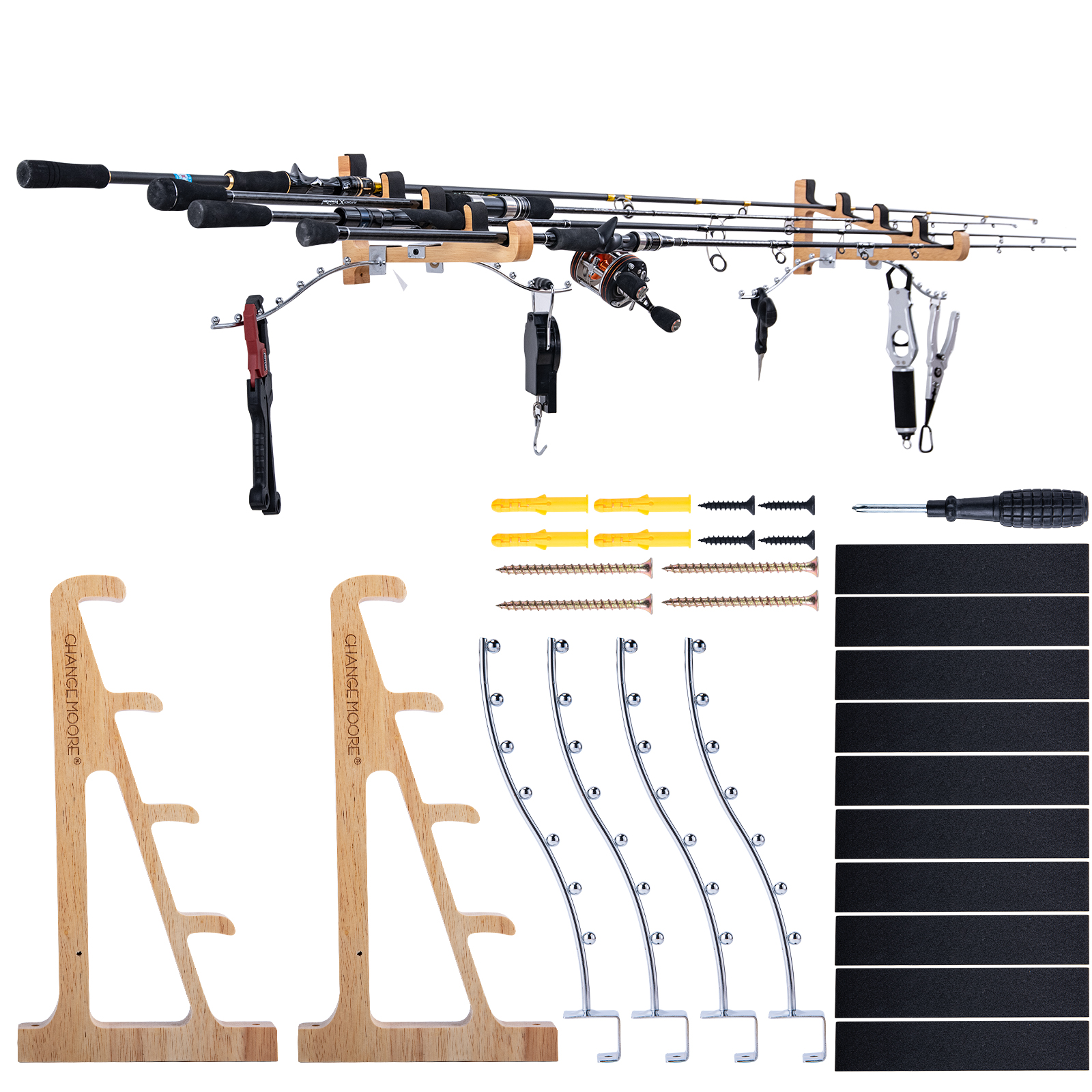 Goture Fishing Rod Storage Dis - Fishing Rod Rack ulasan dan harga