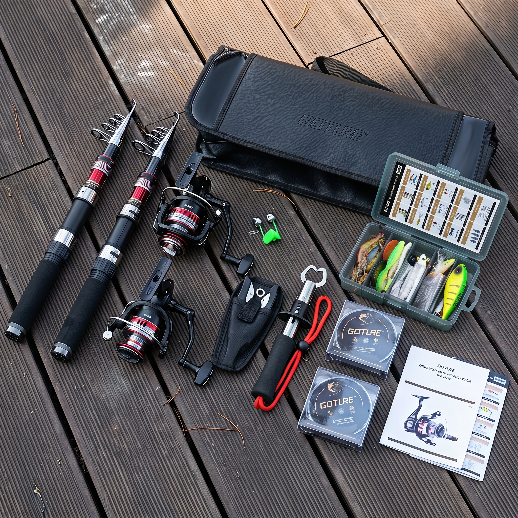 Goture Telescopic Fishing Rod  - Fishing Rod Spinning ulasan dan harga