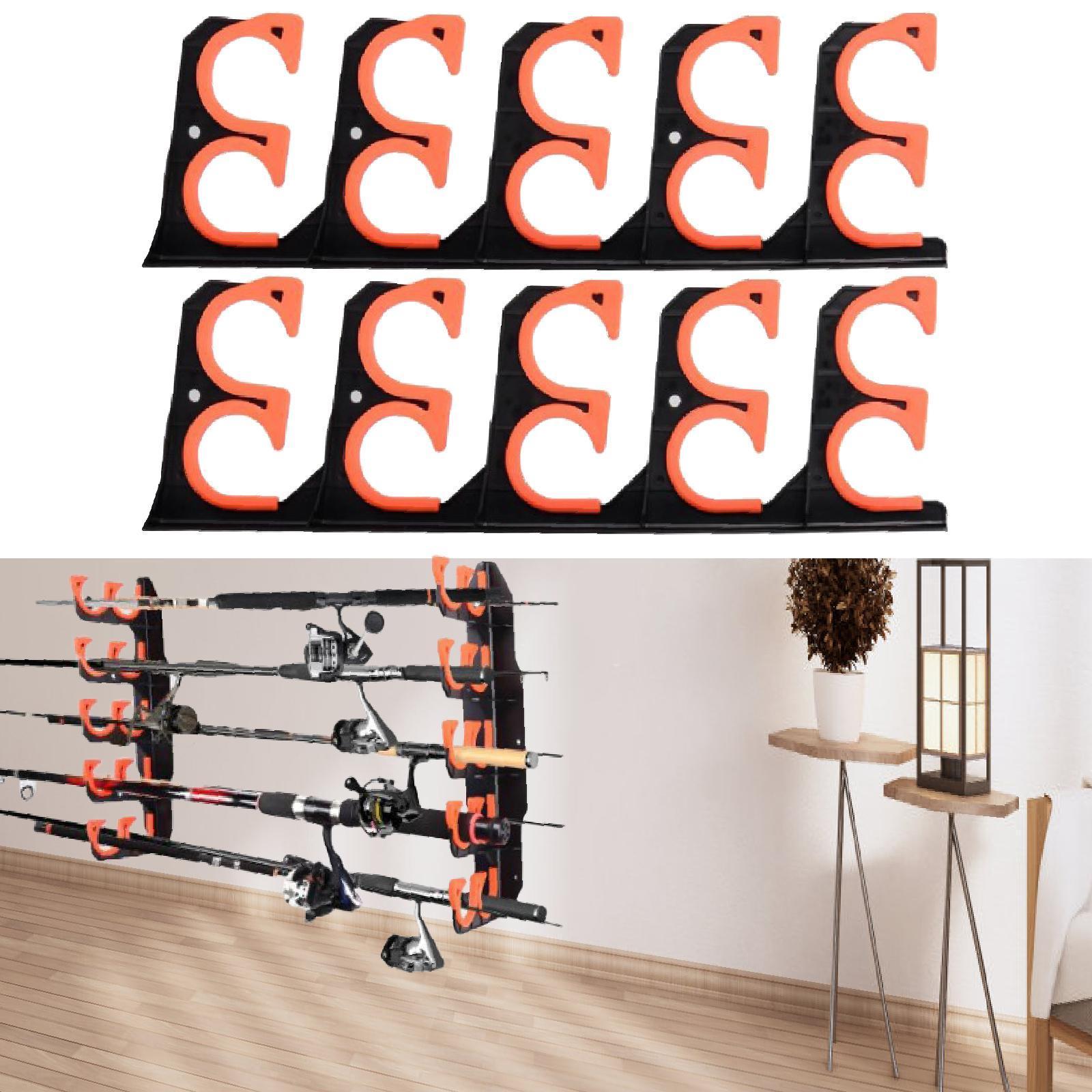 Garage Fishing Pole Holder Wal - Fishing Rod Rack ulasan dan harga