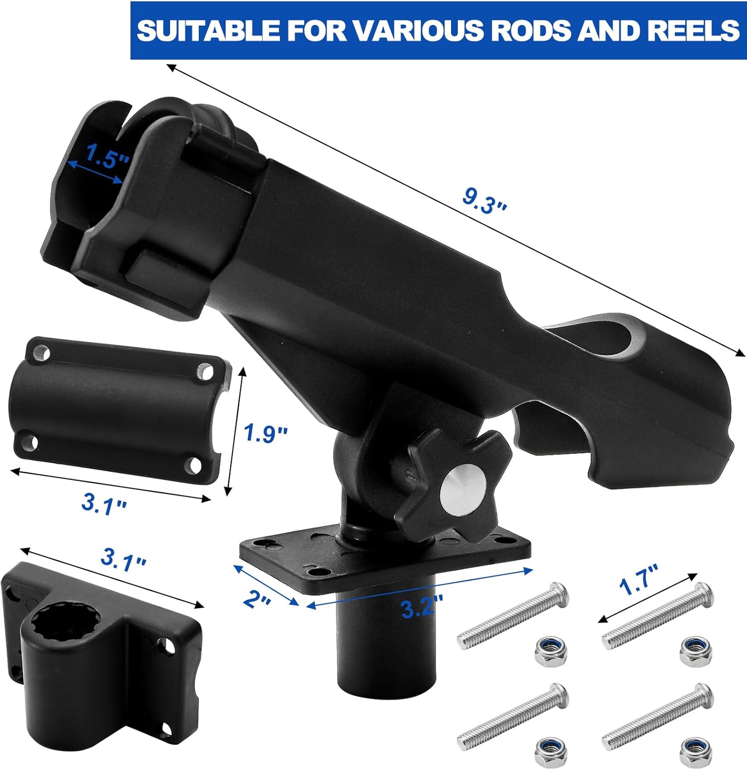 2 Pack Fishing Rod Holder with - Fishing Rod Boat ulasan dan harga