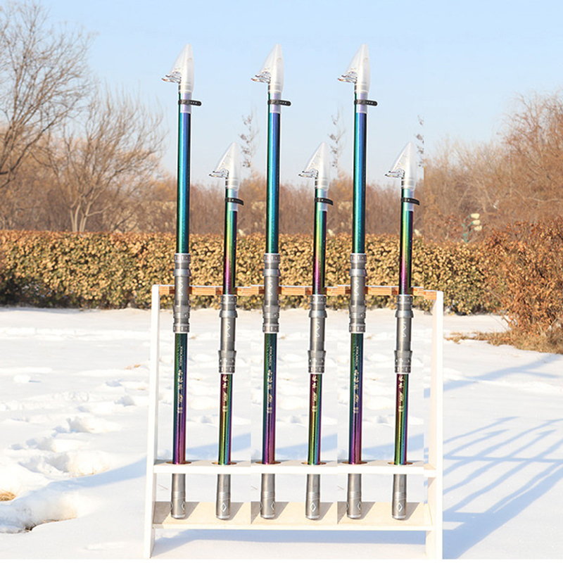 2.1m-4.5m Telescopic Spinning  - Fishing Rod Surf ulasan dan harga