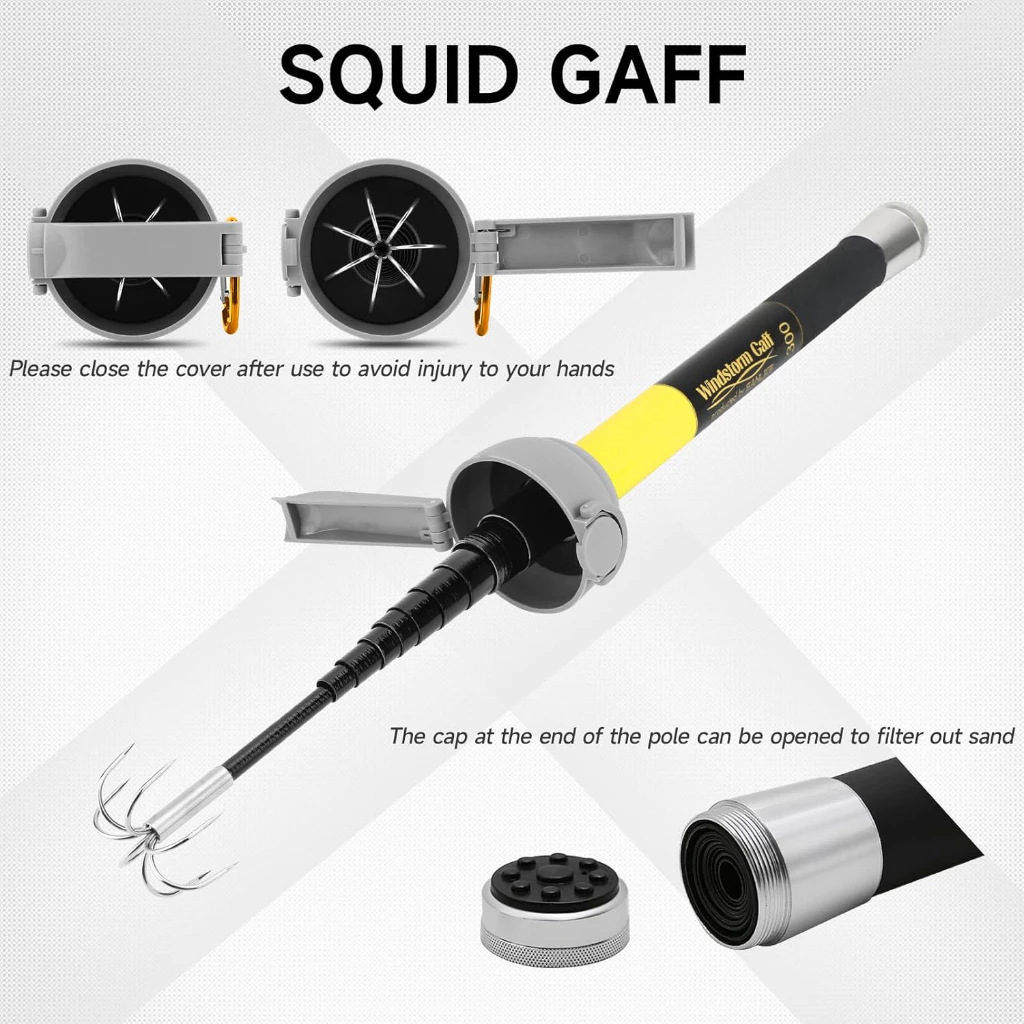 SANLIKE Fishing-Squid Gaff 3M/ - Fishing Rod Carbon Fiber ulasan dan harga
