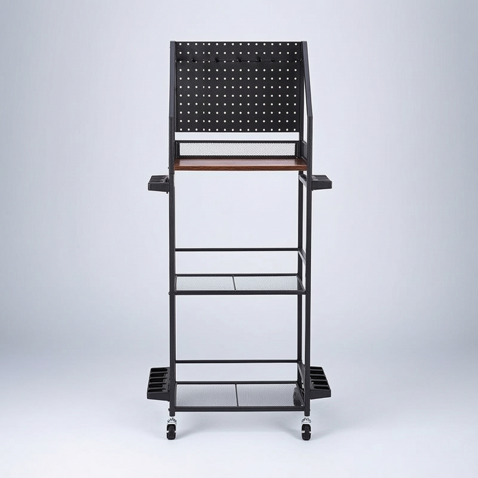 Fishing Rod Rack with Pegboard - Fishing Rod Rack ulasan dan harga