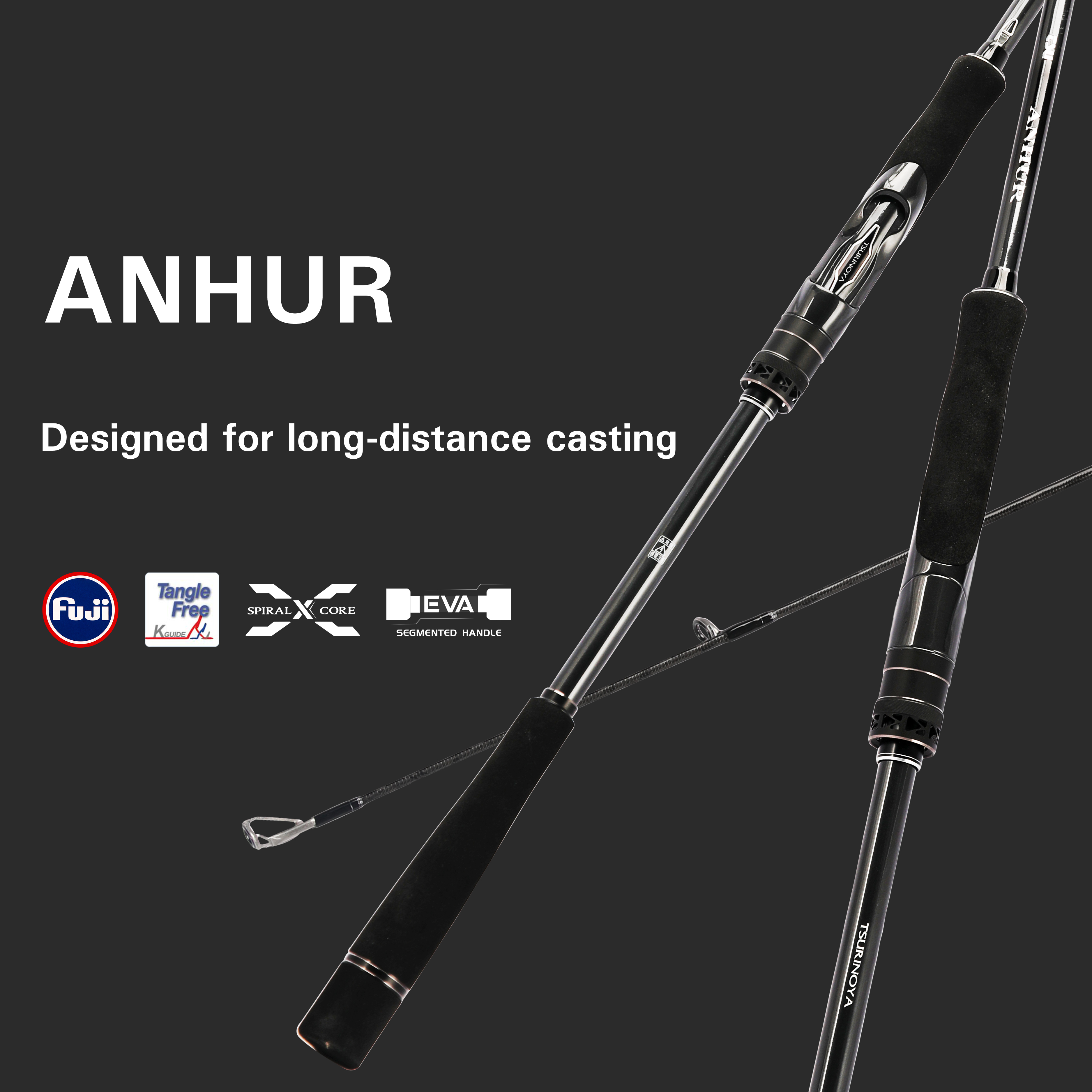 TSURINOYA ANHUR 2.4m 2.59m 2.7 - Fishing Rod Surf ulasan dan harga